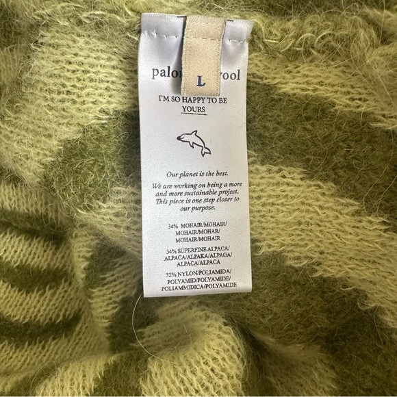 paloma wool matrix sweater lime green - Picture 6 of 6